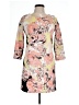 Bar III Print Orange Casual Dress Size M - photo 1