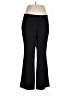Rafaella Solid Black Dress Pants Size 14 - photo 1
