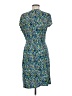 Laundry by Design Print Blue Cocktail Dress Size 8 - photo 2