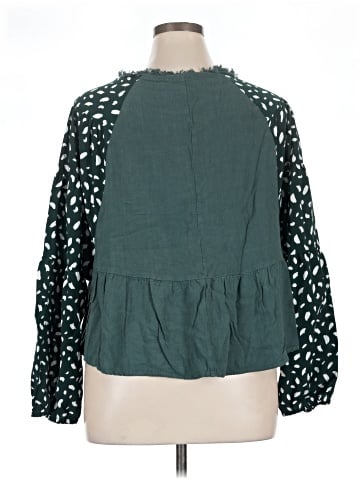 Umgee 3/4 Sleeve Blouse (view 2)