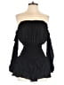 Blue Life 100% Rayon Black Romper Size S - photo 1