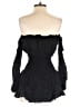Blue Life 100% Rayon Black Romper Size S - photo 2