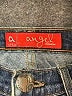 Angel 100% Cotton Stars Silver Blue Jeans Size 3 - photo 7