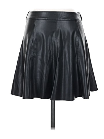 Zara Faux Leather Skirt (view 1)