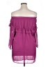 Cato 100% Polyester Purple 3/4 Sleeve Blouse Size XL - photo 2