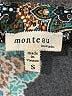 Monteau Paisley Black Casual Pants Size S - photo 7