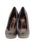 Nima 100% Leather Tweed Gray Heels Size 6 - photo 2