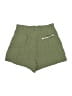 Zara Solid Green Khaki Shorts Size S - photo 2