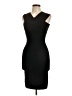Bebe Solid Black Cocktail Dress Size L - photo 1
