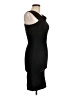 Bebe Solid Black Cocktail Dress Size L - photo 4