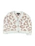 DKNY Animal Print Ivory Cardigan 12-18 MO / 18 MO - photo 1