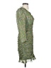 Veronica Beard 100% Silk Paisley Green Cocktail Dress Size 2 - photo 4