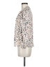T Tahari 100% Polyester Animal Print Ivory Long Sleeve Blouse Size M - photo 5