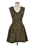 Eight Sixty Animal Print Gold Cocktail Dress Size M - photo 1