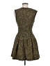 Eight Sixty Animal Print Gold Cocktail Dress Size M - photo 2