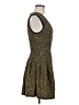 Eight Sixty Animal Print Gold Cocktail Dress Size M - photo 4
