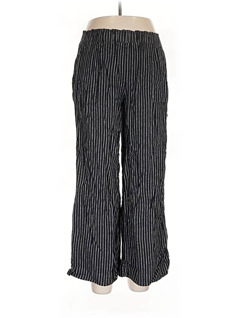 Pre-owned Time And Tru Linen Pants In Black