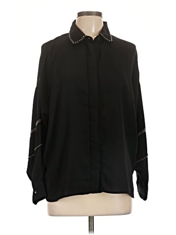 Zara Basic Long Sleeve Blouse (view 1)