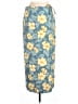 Tommy Bahama 100% Silk Tropical Blue Silk Skirt Size 12 - photo 1