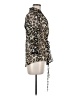 Oboe 100% Polyester Animal Print Brown 3/4 Sleeve Blouse Size M - photo 4
