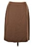 Caslon Solid Brown Casual Skirt Size 12 - photo 1