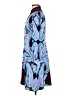 Ann Taylor 100% Polyester Paisley Blue Casual Dress Size 8 (petite) - photo 5