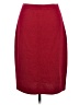 St. John Collection Solid Red Wool Skirt Size 6 - photo 2
