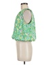 Ann Taylor LOFT 100% Polyester Green Sleeveless Blouse Size M - photo 5