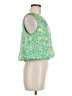 Ann Taylor LOFT 100% Polyester Green Sleeveless Blouse Size M - photo 4