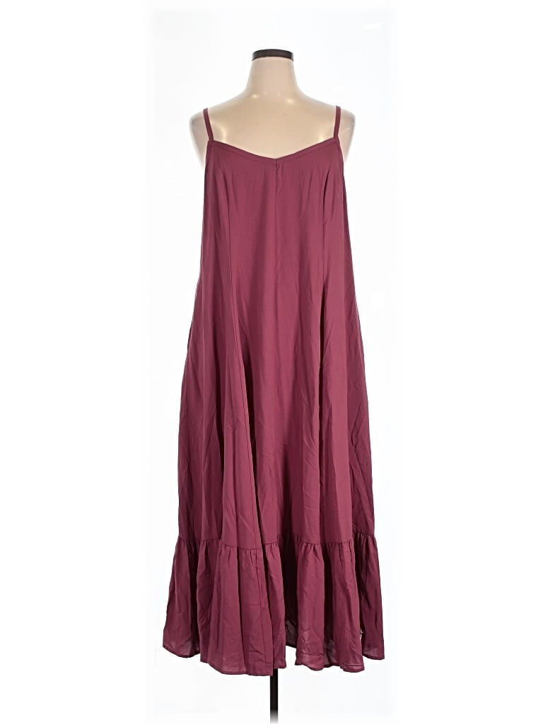 Torrid Casual Dress In Burgundy