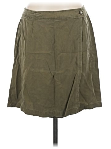 Apostrophe Faux Leather Skirt (view 1)