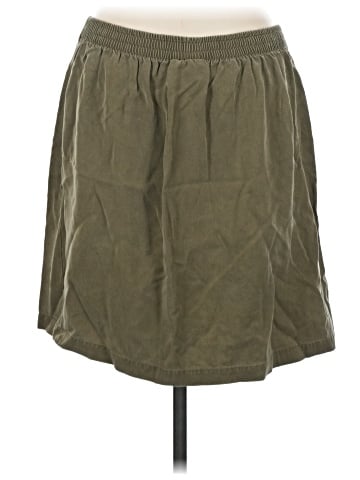 Apostrophe Faux Leather Skirt (view 2)