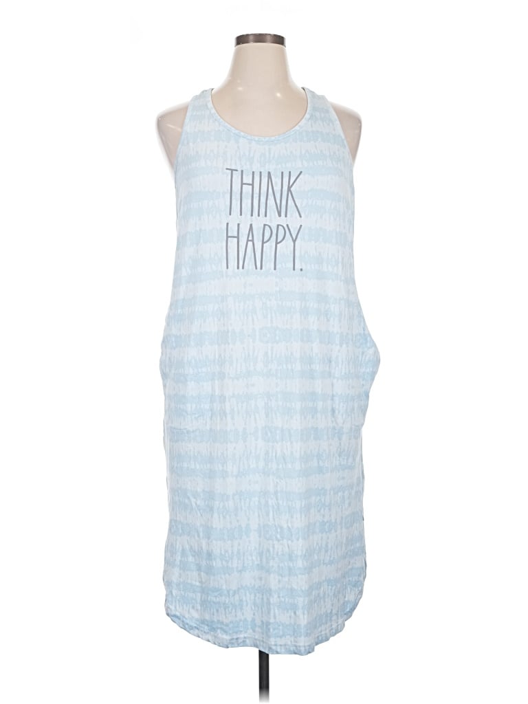 Pre-owned Rae Dunn Casual Dress In Blue