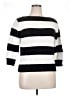 Jones New York Sport Stripes Black Pullover Sweater Size XL - photo 1