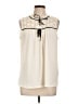 Fred David Ivory Sleeveless Blouse Size L - photo 1