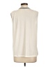 Fred David Ivory Sleeveless Blouse Size L - photo 2