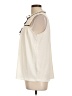 Fred David Ivory Sleeveless Blouse Size L - photo 5