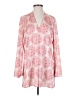 Octavia 100% Polyester Pink 3/4 Sleeve Blouse Size S - photo 1