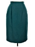 Karen Scott Solid Teal Formal Skirt Size 12 - photo 1