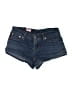 Fragile Blue Denim Shorts Size 3 - photo 1