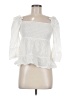 BB Dakota 100% Cotton White 3/4 Sleeve Blouse Size M - photo 1