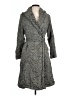 Black Saks Fifth Avenue Gray Coat Size 8 - photo 1