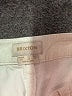 Brixton 100% Cotton Solid Ivory Khaki Shorts Size 27 waist - photo 3