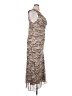 City Chic 100% Polyester Animal Print Tan Casual Dress Size 16 Plus (S) - photo 4