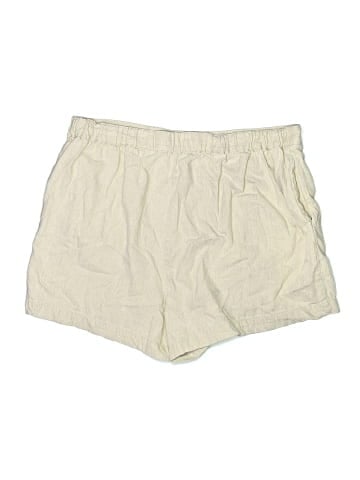 Madewell Clean Pull-On Shorts in Linen-Cotton (view 2)