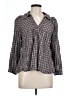 Samsoe Samsoe Brown 3/4 Sleeve Blouse Size M - photo 1