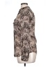 BCBGMAXAZRIA Animal Print Brown Long Sleeve Blouse Size XL (estimated) - photo 5