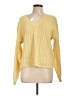Knitted & Knotted Yellow Pullover Sweater Size L - photo 1