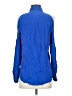 Equipment 100% Silk Blue Long Sleeve Polo Size S - photo 2