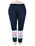 Wildfox Tie-dye Blue Active Pants Size XXL - photo 1